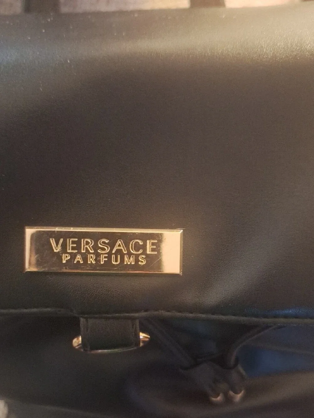 Versace structured black